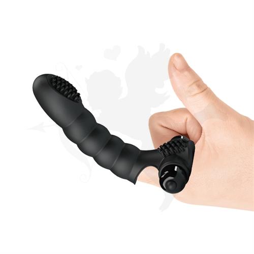 Guante para mano con vibracion para estimulacion vaginal.