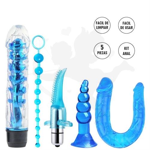 Octans : Kit Anal 5 Piezas Vibrador